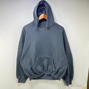 Vintage 90s Russell Athletic Blank Faded Hoodie XL 2XL
